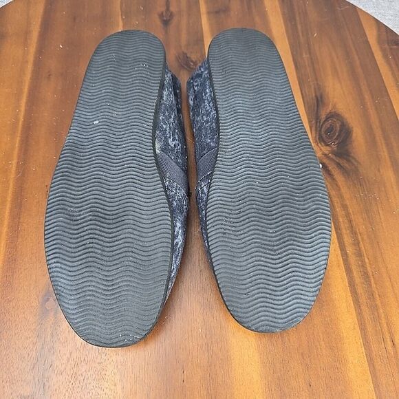 BKE Womens Shoes Slip On Flats Denim Look Embellished Rhinestone Size 8 - Picture 12 of 12